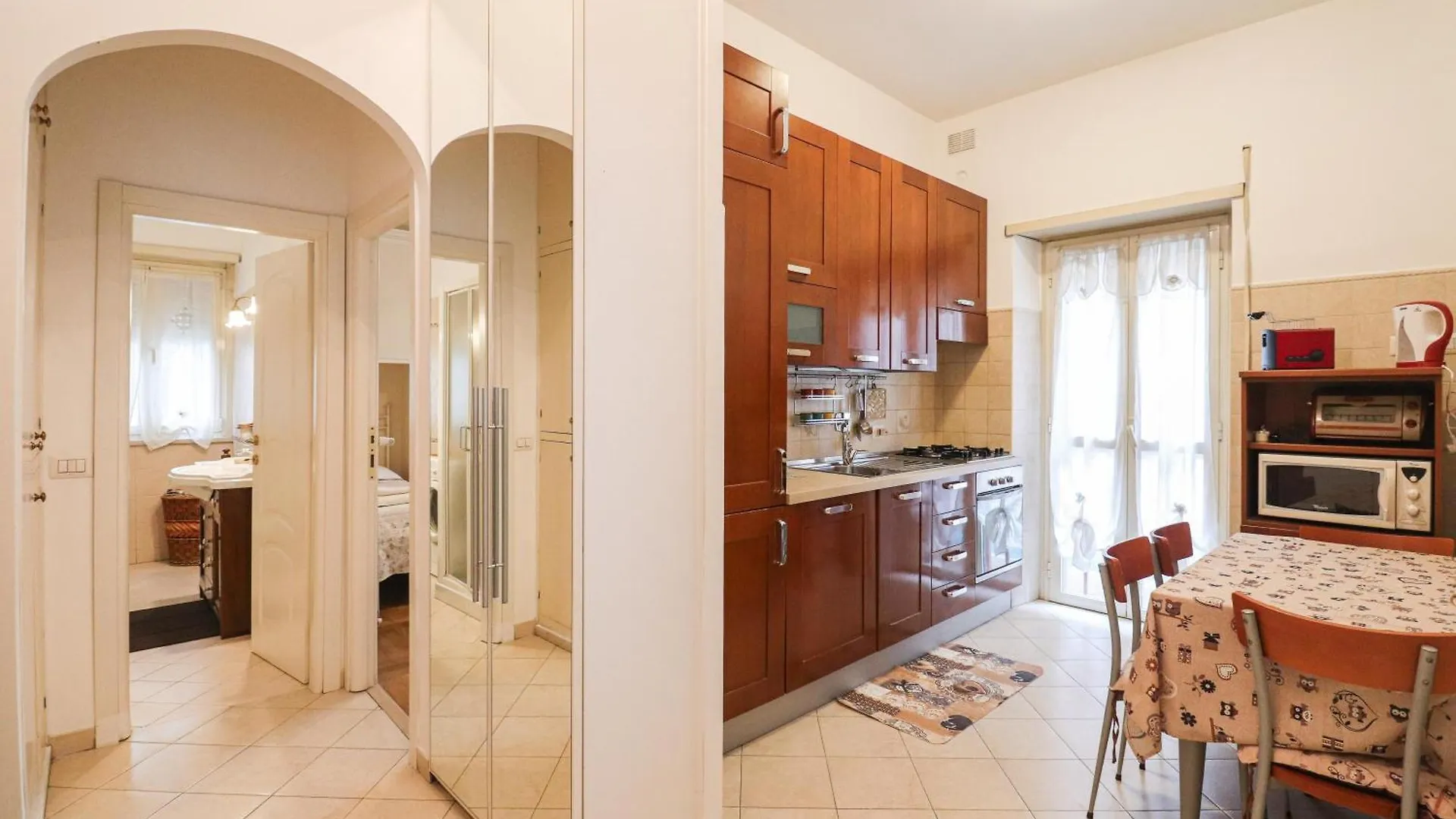 Elegante E Luminoso Appartamento - 2Min Metro Rome Apartment